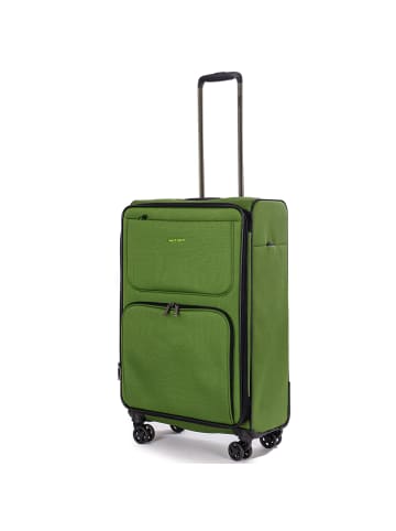 Stratic Bendigo Light Plus 4-Rollen Trolley 72 cm Laptopfach in green