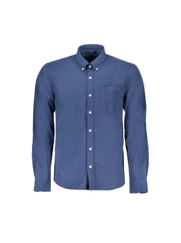 North Sails Blaues Bio-Baumwollhemd