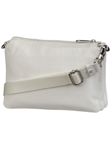 Mandarina Duck Umhängetasche Mellow Leather Pochette FZT82 in Blanc