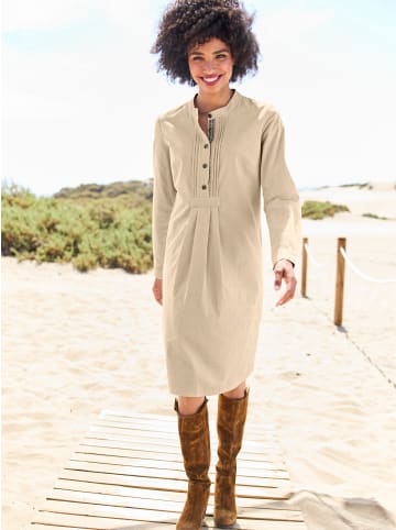 Heine Cord-Kleid in sand