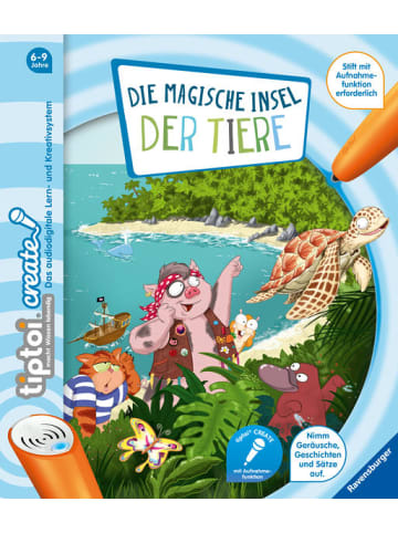 Ravensburger Kinderbuch - tiptoi® CREATE Die magische Insel der Tiere