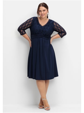 sheego Abendkleid in marine