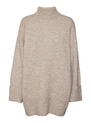 Vero Moda Strickpullover in Silver Mink