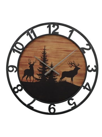 Boltze Wanduhr in schwarz