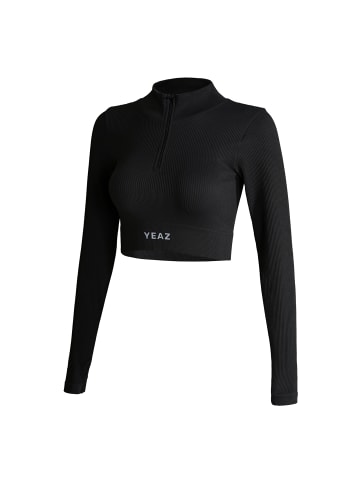 YEAZ RUNWAY Top in schwarz