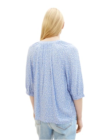 TOM TAILOR Denim Bluse STRUCTURED in Blau