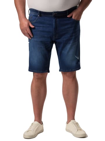 Men Plus Bermuda in blue stone