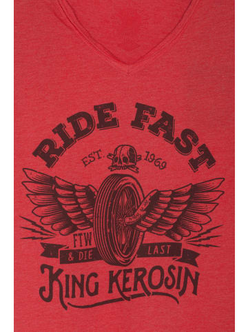 King Kerosin T-Shirt in Rot