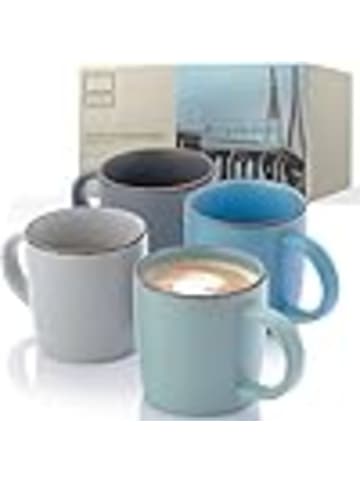 Sänger 4-tlg. Kaffeebecher Set Bombay Sky Shades Mehrfarbig aus Steingut