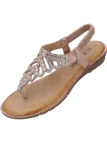 palado Riemchensandalen in rose shiny combi