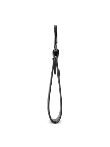 Bugatti Black Magic Schlüsselanhänger Leder 3.5 cm schwarz