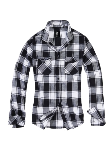 Brandit Brandit Flanell-Hemden in white/black