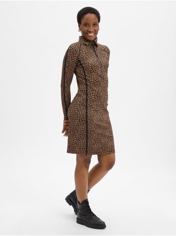 MARC CAIN SPORTS Kleid in camel schwarz - 0001