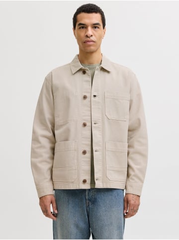 Jack & Jones Overshirt in Silver Lining