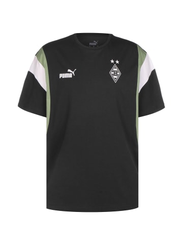 Puma T-Shirt Borussia Mönchengladbach Ftbl Archive in dunkelgrau / hellgrün