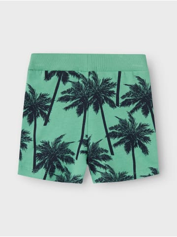name it Shorts 2er-Set elastischer Bund Kordelzug in Blau-Grün