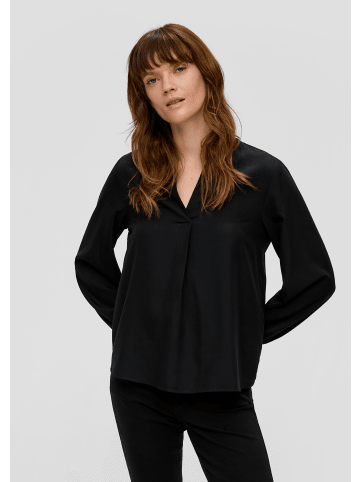 s.Oliver Bluse langarm in Schwarz