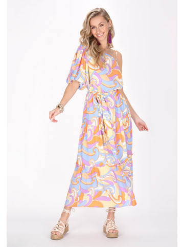 IZIA Women Dress in violet multicolor