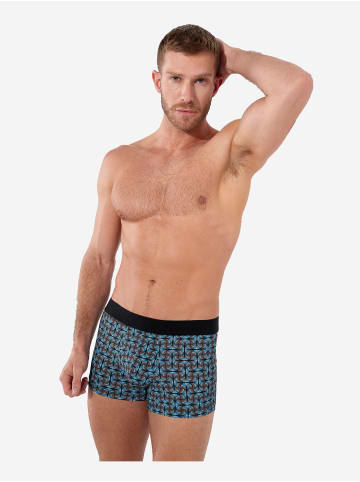 HOM Retro Boxer Aloys Boxer Briefs in dark grey print