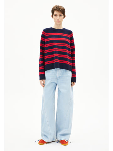 armedangels Strickpullover Liliriaa in marine rot - 0001