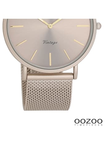 Oozoo Analog-Armbanduhr Oozoo Vintage Series braun groß (ca. 40mm)
