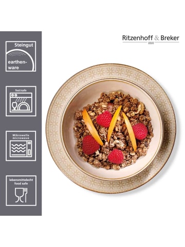 Ritzenhoff & Breker 12-tlg. Frühstücks-Set Omara in Beige – in beige
