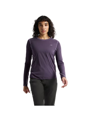 ARCTERYX Shirt Sunna Crew LS W in Lila