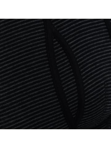 Con-ta Baumwolle, Feinripp Unterhose, lang in schwarz