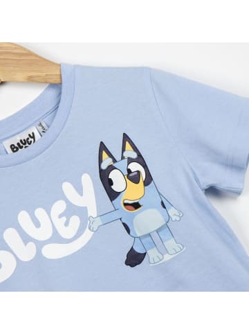 Bluey Kinder T-Shirt kurz Shirt Mädchen Jungen 6 Jahre