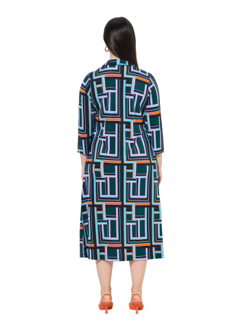 Ulla Popken Midikleid in tief grün