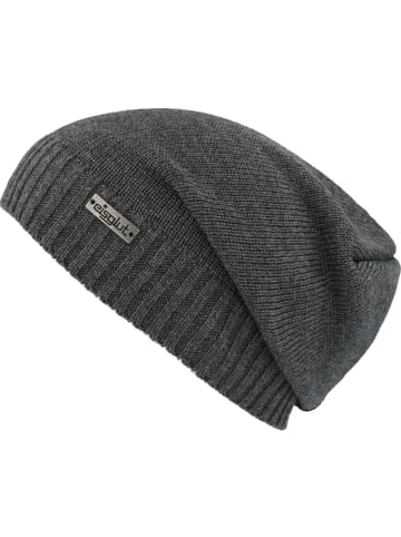 Eisglut Strickmütze in grau