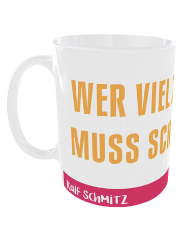 Ralf Schmitz Ralf Schmitz Tasse Wer viel zu Sagen hat Kaffeetasse 320 ml in Mehrfarbig