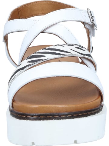 Piazza Klassische Sandaletten in weiß