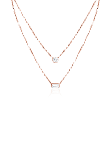 Elli Halskette 925 Sterling Silber in Rosegold