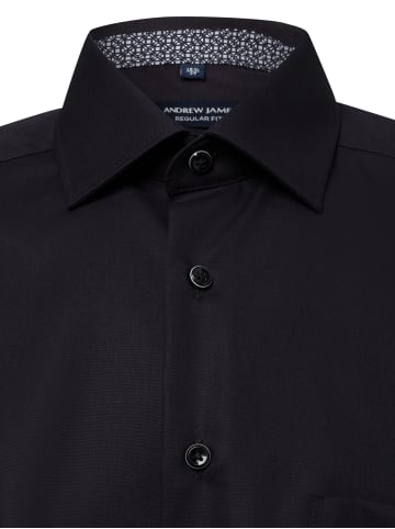 Andrew James Businesshemd in schwarz