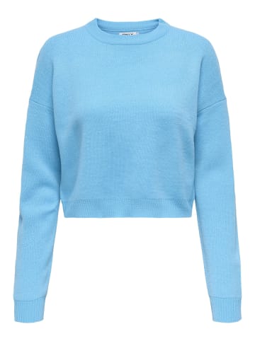 ONLY Strickpullover in Blue Mist