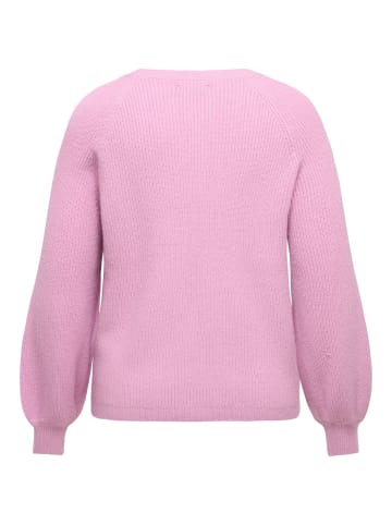 ONLY Carmakoma Gestricktes Oberteil in Mauve Mist