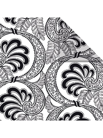 Buntpapierfabrik Ludwig Bähr Faltblätter Aurelio Stern Black & White Fächer 115g/qm 14,8x14,8cm