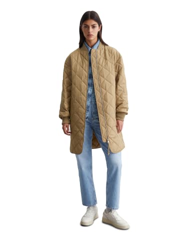 Long-Blouson im Aviator-Stil regular in Chestnut Chocolate