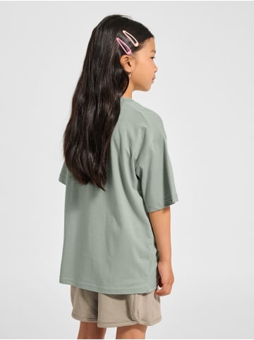 Hummel T-Shirt Hmljr Loose Kinder in ICEBERG GREEN