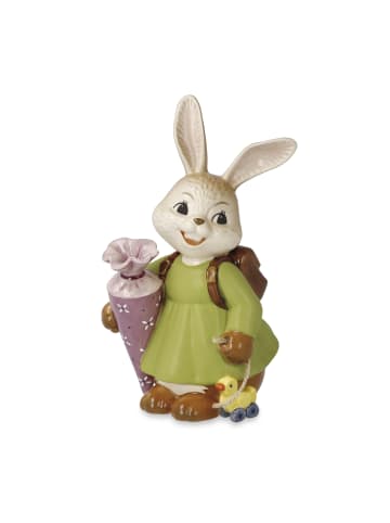 Goebel Figur " Hasenmädchen Erster Schultag " in Bunt