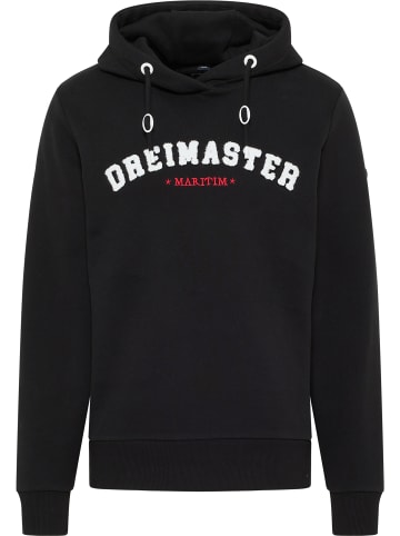 DreiMaster Maritim Kapuzenpullover in Schwarz