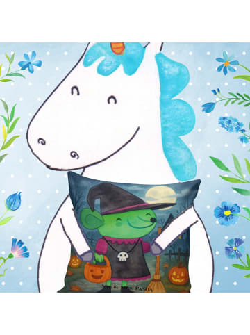 Mr. & Mrs. Panda Kopfkissen Maus Hexe Design ohne Spruch in Weiß