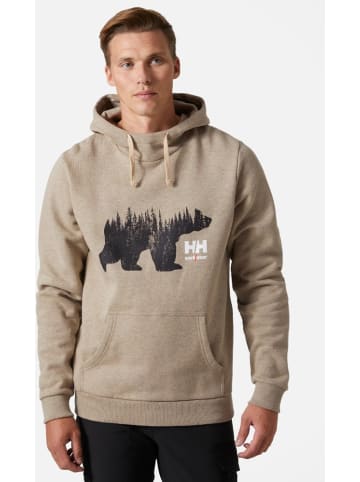 Helly Hansen Hoodie "Logo Hoodie" in Braun