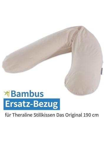 Theraline Ersatzbezug für Stillkissen Das Original in grau,beige
