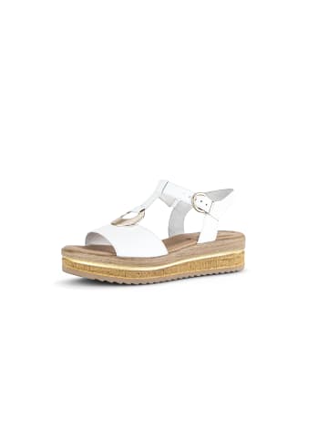 Gabor Fashion Plateau Sandale in weiss