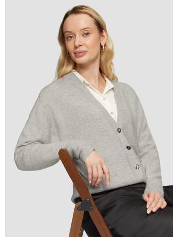 s.Oliver BLACK LABEL Strickjacke langarm in Grau