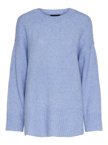 Pieces Strickpullover in Hydrangea