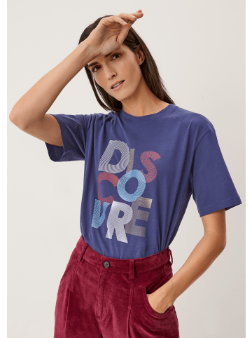 s.Oliver T-Shirt kurzarm in Blau