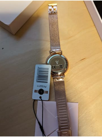 Paul Valentine Analoguhr für Damen in Schwarz